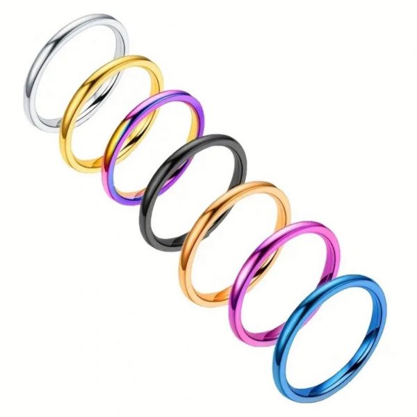 2mm Polished Stackable Ring