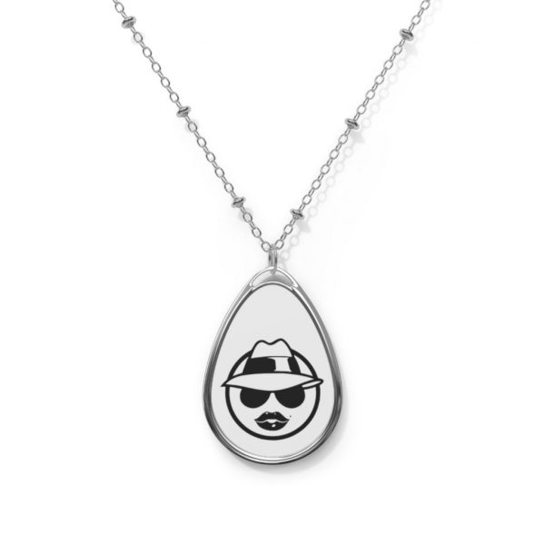 Lowrider Girl Oval Necklace